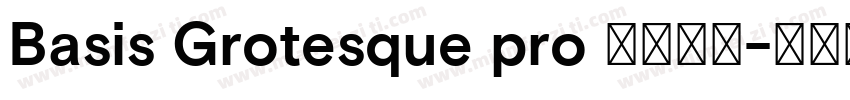 Basis Grotesque pro 字体下载字体转换